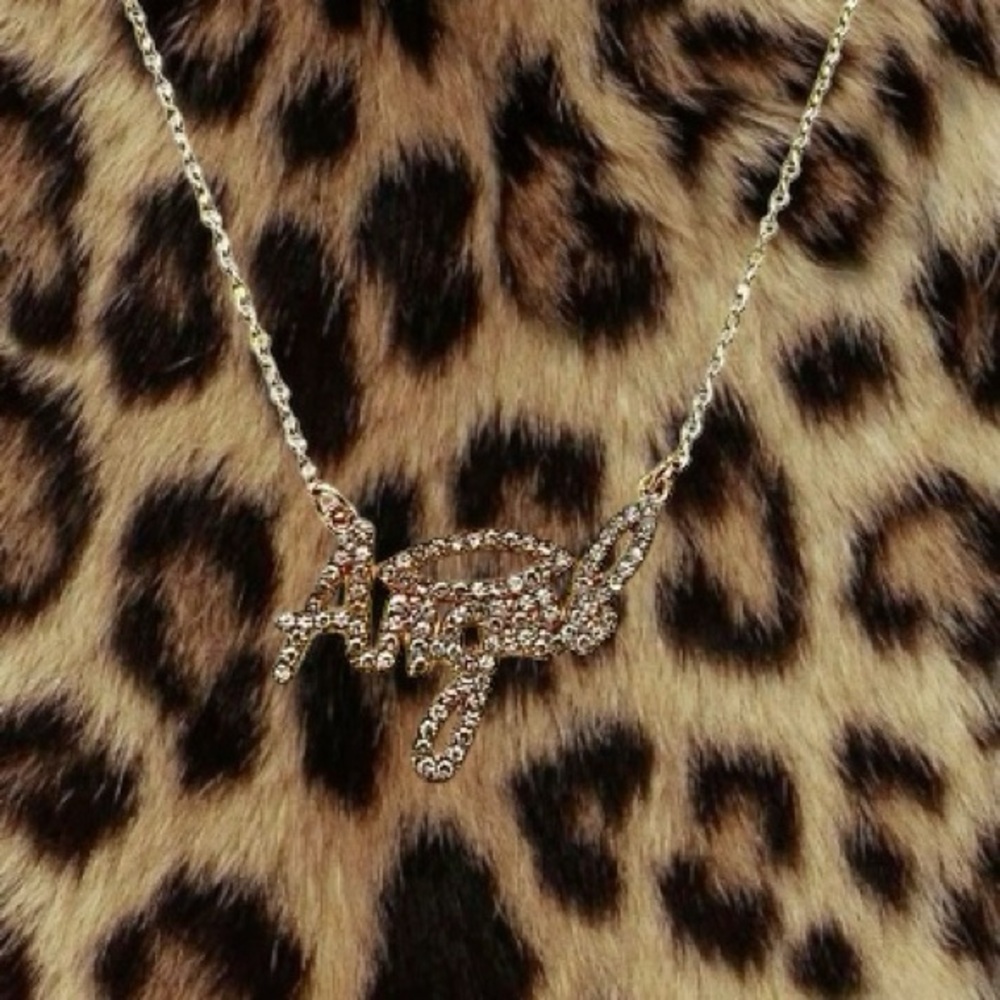 Forever 21 ANGEL Necklace (2 chains)